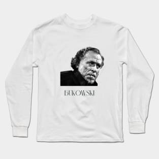 Bukowski portrati Long Sleeve T-Shirt